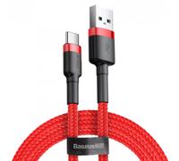 Baseus CATKLF-B09 câble USB 1 m USB A USB C Rouge