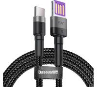 Baseus CATKLF-PG1 Cafule Quick Charging Datový Câble USB double face vers USB 40W 1m gris/noir