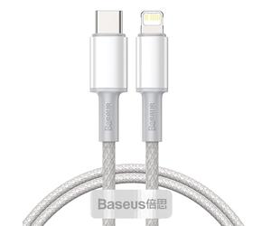 Baseus CATLGD-02 câble Lightning 1 m Blanc