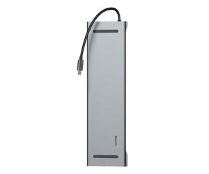 Baseus CATSXG0G station d'accueil USB 3.2 Gen 1 (3.1 Gen 1) Type-C Argent