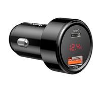 Baseus Chargeur voiture Magic – 45W – USB-C/USB-A, PD/QC – Noir