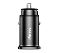 Baseus Chargeur voiture Allume-cigare Square – 2x USB QC 3.0 30W – Noir