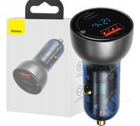 Baseus Car Charger Particular Digital Display C+U, Pd 3.0 Qc 4.0+, Sc