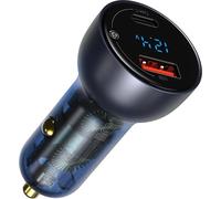 Baseus Cckx-C0a Universel Noir, Bleu Allume-Cigare Charge Rapide Auto