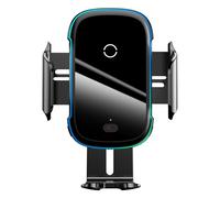 Support Voiture Electrique avec Chargement sans Fil 15W Noir