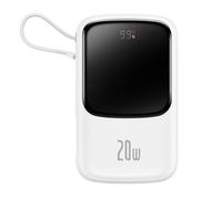 Baseus Chargeur Portable Qpow 10000mAh 20W Lightning Blanc