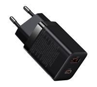 Chargeur Secteur Double Sortie USB-A/USB-C 30W QC3.0 Edition Super Si Pro Noir