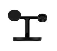 Baseus Chargeur magnétique Swan Stand 3-en-1 – Câble USB‑C 1 m – Noir (WXTE000101)