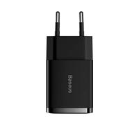 Baseus Travel Charger Compact Wall Charger U+u, 10.5w Eu Black (ccxj0