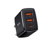 Baseus Chargeur Secteur Triple Sortie 2 USB-A/USB-C 30W Modèle CCCP30UE Noir