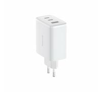 Baseus Chargeur Secteur Universel 65W, 2x USB-C + 1x USB-A 3.2 Gen 1, Power Delivery 3.0/PPS/Quick Charge, 110-240V, Protection Surtension, Blanc