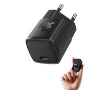Baseus Chargeur USB C, 30 W, pour iPhone 16, 15, 14, 13, 12, 11 Pro Max, Galaxy 25 24, adaptateur de téléphone portable, adaptateur USBC, adaptateur de charge, adaptateur de charge rapide