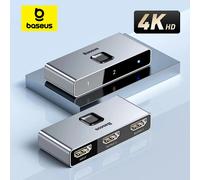 Baseus Hub Matrix HDMI CAHUB-BC0G 2in1/1in2 Gris spatial
