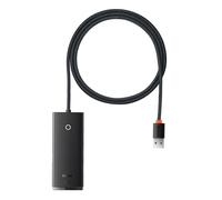 Baseus Concentrateur USB 3.0 Lite, HUB 4 Ports, 5Gb/s, Noir
