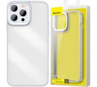 Baseus Crystal Phone Case Armoured Case for Iphone 13 Pro with Gel Frame Grey (Arjt000413)