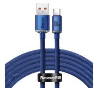 Baseus Crystal Shine câble USB 1,2 m USB A USB C Bleu
