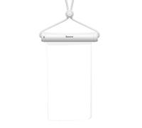 Baseus Cylinder Slide-Cover Waterproof Smartphone Bag (White)