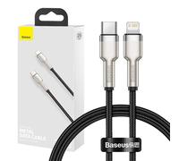 Baseus data cable Cafule USB-C to Lightning 0.25m PD 20W noir