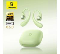 Baseus Eli Sport 2 écouteurs sans fil à oreille ouverte Bluetooth 6.0 OWS casque haute résolution avec LDAC OWS écouteurs oreillette Sport écouteurs Starlight Off-White