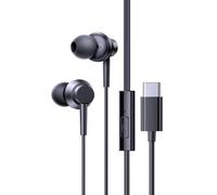 Baseus Encok CZ11/HZ11 écouteurs filaires type-c/3.5mm Jack casque filaire avec micro 120 ° Angle pour ordinateur portable, tablette, téléphone CZ11 Cluster Black