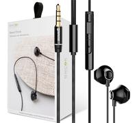 Baseus Encok H06 Earphones Kopfhörer Earbud-Ohrhörer mit Fernbedienung schwarz (NGH06-01)