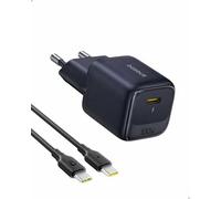 Baseus Enerfill Chargeur USB C 100W, Chargeur Rapide PD Compact, Chargeur GaN pour MacBook Pro/Air, iPad Pro, iPhone 17/16/15, Samsung Galaxy S25/S24, Ordinateur Portable (câble USB-C 1m Inclus)