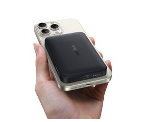 Baseus EnerFill FM11 Mini batterie externe magnétique sans fil, 10 000 mAh 22,5 W - Noir interstellaire