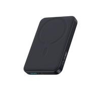 Baseus Enerfill MagSafe Powerbank 10 000 mAh 22,5 W - Batterie Externe magnétique USB C - Mini Batterie Externe sans Fil - Compatible avec iPhone 16/15/14/13/12/Pro/Pro Max - Noir