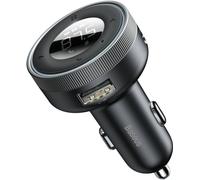 Baseus Enjoy FM Transmitter Chargeur voiture LED 2x USB / jack 3,5mm sans fil Lecteur MP3 Bluetooth 5.0 3.4A noir (CCLH-01)