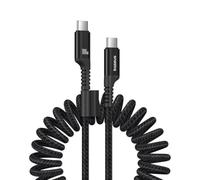 Baseus Câble USB-C vers USB-C Fish-Eye – Charge rapide 100W, 1 m – Noir