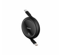 Baseus Free2Draw Câble USB-C 1m Noir - USB 2.0, 480 Mbit/s, USB Power Delivery 3.0 jusqu'à 100W, 20V/5A, Connecteurs USB Type-C mâle/mâle