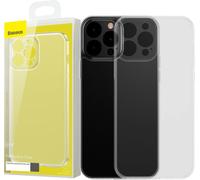 Baseus Frosted Glass Case Case pour Iphone 13 Pro Rigid Case with Gel Frame Transparent (Arws000702)