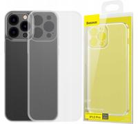 Baseus Frosted Glass Case Cover pour iPhone 13 Pro Max Hardcover avec cadre en gel Transparent (ARWS000202)