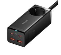 Baseus Chargeur de bureau AC+2U+2C 100W PSZM000401 – EU, avec câble Type-C 100W 1m, Noir