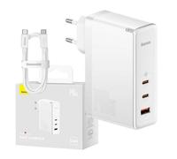 Chargeurs pour téléphone mobile GaN5 Pro CCGP100202 Type-C*2+USB*1 140W blanc