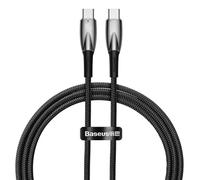 Baseus Glimmer câble USB USB 3.2 Gen 1 (3.1 Gen 1) 1 m USB C Noir