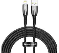 Baseus Glimmer Series Usb-A - Lightning 480Mb/S 2.4A 2M Cable Black