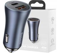 golden contactor pro quick Chargeur chargeur de voiture usb type-c / usb 40 w power delivery 3.0 quick charge 4+ scp fcp afc gris (ccjd-0g)