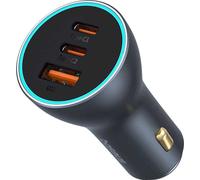 Baseus Golden Contactor Pro Chargeur USB 65W 2 USB-C 1 USB-A Charge rapide Noir