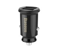 Baseus – Chargeur allume-cigare 2x USB – Noir