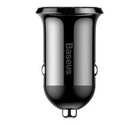 Baseus Grain Pro Chargeur de Voiture 2 x USB Noir