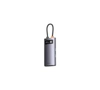 Baseus Hub 4in1 Metal Gleam Series, USB-C to 3X USB 3.0 + Ethernet RJ45