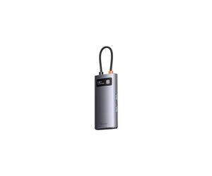 Baseus Hub 4in1 Metal Gleam Series, USB-C to 3X USB 3.0 + Ethernet RJ45