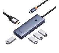 Baseus Hub 5w1 UltraJoy 5-Port (1xHDMI4K@30Hz + 4xUSB 3.0) Grey
