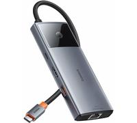 Baseus Hub 6in1 USB-C vers 2xUSB 3.0 +USB-C + HDMI RJ45