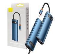 Baseus Hub Adaptateur 8in1 USB-C vers 3x USB 3.0 + HDMI + USB-C PD 4K HD