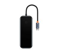 Baseus Hub Adapter 4w1 Usb-c Na 4xusb 3.0 (dark Grey)