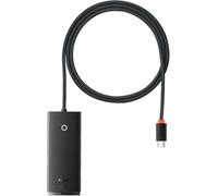 adaptateur usb type-c lite series hub 4x usb 3.0 1m noir (wkqx030401)