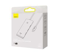 Baseus Hub Lite Series 4in1 Usb-c To 4xusb 3.0 + 1x Type-c 15w, With
