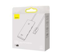 Baseus Hub Lite Series Adapter (usb-a To 4xusb-a 3.0 5gb/s) Black (wk